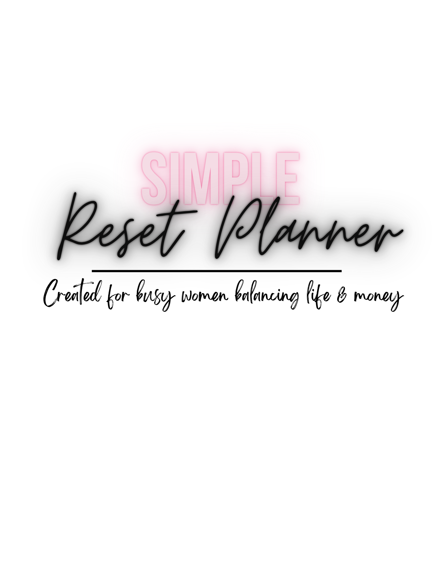 Simple Reset Planner | Digital Download
